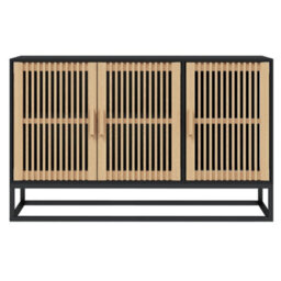 Berkfield Sideboard Black 105X30X65 Cm Engineered Wood - thumbnail 4