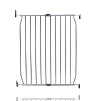 Safetots Screw Fit Metal Baby Gate, Grey, 70Cm - 80Cm - image 1