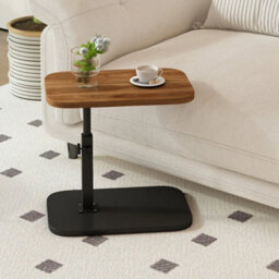 C-Shaped Adjustable Sofa Side End Table Coffee Laptop Table Living Room Bedroom A - thumbnail 4