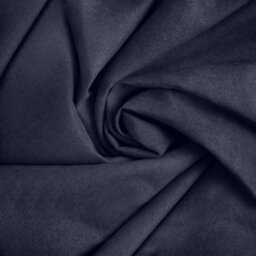 Luxury Living Plain Velvet Chenille Cushion Navy - thumbnail 4