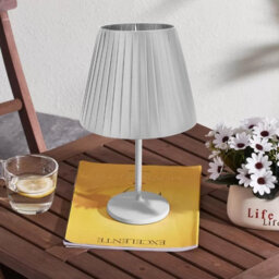 Fabric Coolie Lampshades With Premium Quality With A60 Led Bulb 28Cm Silver Light Shade For Pendant Ceiling Table Lamps. - thumbnail 7