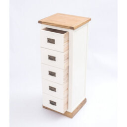 Cabinet Bits Tropea 5 Drawer Narrow Chest Of Drawers Bras Drop Handle - thumbnail 5