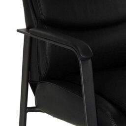 Xample La-Z-Boy Visitors Chair In Black Pu Upholstery, Comfortcore Plus Seat, Ergonomic Padded Arms, Solid Metal Frame, Office Seating - thumbnail 5