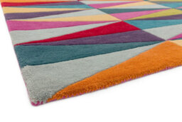 Funk Triangles Rug Multi Colour Rug 170X240Cm For The Living Room - thumbnail 4