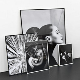 Nielsen Pixel A4 21 X 29.7 Cm Poster Frame Glossy White With Float Glass And Push/turn Clips - thumbnail 5