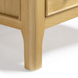 Furniturebox Uk Belle Oak Wood Chest Of Drawers - thumbnail 6