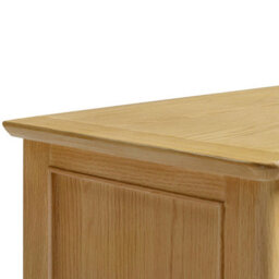 Furniturebox Uk Belle Oak Wood Chest Of Drawers - thumbnail 5