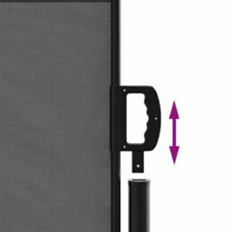 Walplus Retractable Side Awning Garden Sun Shade Canopy Gazebo For Back Door, Porch, Patio Anthracite 100X300 Cm - thumbnail 6