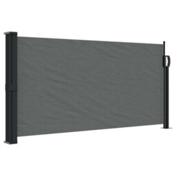 Walplus Retractable Side Awning Garden Sun Shade Canopy Gazebo For Back Door, Porch, Patio Anthracite 100X300 Cm - thumbnail 2