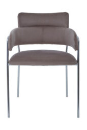 Orsina Mink Velvet Dining Chair,compact Lounge Chair, Velvet Upholstered Kitchen Chair,bedroom Decorative Armchair - thumbnail 2
