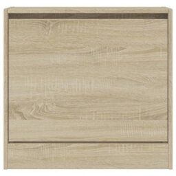 Vidaxl Shoe Cabinet Sonoma Oak 60X21X57 Cm Engineered Wood - thumbnail 5