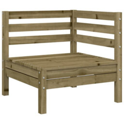 Berkfield Garden Sofa 3-Seater Impregnated Wood Pine - thumbnail 5