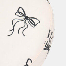 Ohs Bows Print Round Outdoor Garden Cushion Water Resistant - thumbnail 5