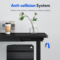 Flexispot Height Adjustable Standing Desk  Frame In Silver With Dual Motor And 100Kg Load Capacity - thumbnail 2