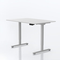 Flexispot Height Adjustable Standing Desk  Frame In Silver With Dual Motor And 100Kg Load Capacity - thumbnail 1