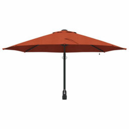 Berkfield Garden Parasol Red, Black 248 X 248 X 148 Cm Polyester, Steel - thumbnail 4