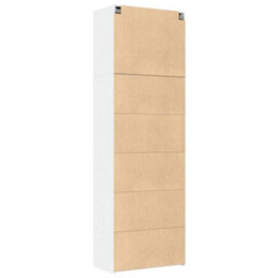 Berkfield Highboard White 80X42.5X249 Cm Engineered Wood - thumbnail 8