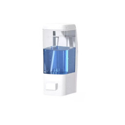 Wall Mounted Liquid Soap Shampoo Plastic White Dispenser Pump Dispenser Bathroom Kitchen Washroom