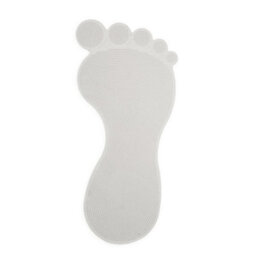 White Rubber Bath Mat Non Slip Big Foot Bathtub 35 X 76Cm - thumbnail 2