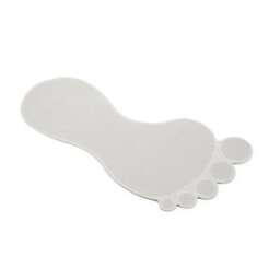 White Rubber Bath Mat Non Slip Big Foot Bathtub 35 X 76Cm - thumbnail 1
