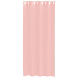 Walplus Voile Curtains With Grommets 2 Pcs Pink 140X245 Cm - thumbnail 4