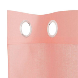 Walplus Voile Curtains With Grommets 2 Pcs Pink 140X245 Cm - thumbnail 5
