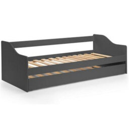 Ashfield Premier Anthracite Day Bed Single 3Ft (90Cm) + Pull Out Bed (Guest Bed) - thumbnail 5