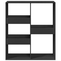 Berkfield Room Divider Black 100X33X115 Cm Engineered Wood - thumbnail 4
