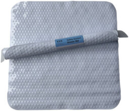 Euroshowers White Square Safety Suction Shower Mat - 530 X 530mm