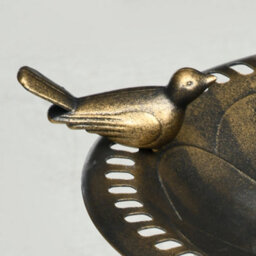 Outsunny 72Cm Tall Bird Bath With Bird Decoration For Garden, Bronze Tone - thumbnail 8