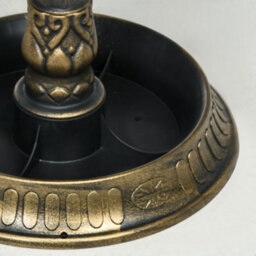 Outsunny 72Cm Tall Bird Bath With Bird Decoration For Garden, Bronze Tone - thumbnail 9