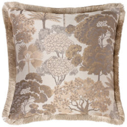 Wylder Woodlands Floral Jacquard Polyester Filled Cushion - thumbnail 1