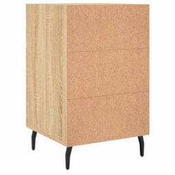 Berkfield Bedside Cabinet Sonoma Oak 40X40X66 Cm Engineered Wood - thumbnail 8