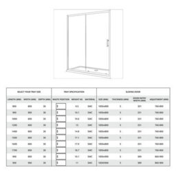 Homestylestore Antique Brass Reversible Wet Room Sliding Door Shower Enclosure With Light Grey Slate Effect Tray 1000 X 800mm - thumbnail 4