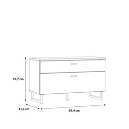 Wyld Haus Gothenburg Grey And Oak Tv Unit 1 Door 1 Drawer - thumbnail 6