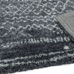 Grey Cream Geometric Luxurious Modern Shaggy Easy To Clean Rug For Dining Room-200Cm X 290Cm - thumbnail 4