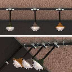 Industrial Ceiling Light Shade Metal 21Cm Grey Metal Vapor Tight Style 3/4 Inch Indoor Hanging Ceiling Pendant Light Shade - thumbnail 7