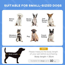 Pawhut 61Cm Elevated Dog Bed Cooling Raised Pet Cot Uv Protection Canopy Blue - thumbnail 4