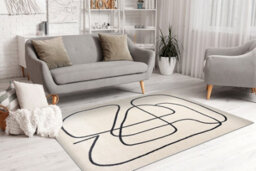 RugsX Carpet Fusion 8297 Cream Dark Grey - Lines, Modern, Abstract 180X270 Cm - thumbnail 5