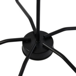 Living And Home Classic Black Bracket 5 Lights Chandelier,3 Colours Dimming - thumbnail 6