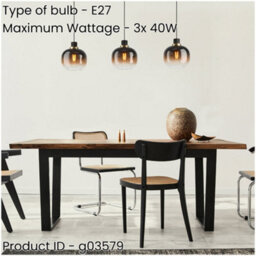 Loops Stylish Modern Black And Brass Pendant Light For Indoor Spaces - thumbnail 2