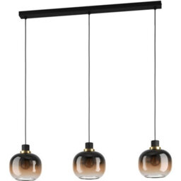 Loops Stylish Modern Black And Brass Pendant Light For Indoor Spaces - thumbnail 4