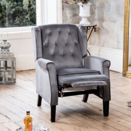 Annapoli Recliner Armchair - Grey - thumbnail 5