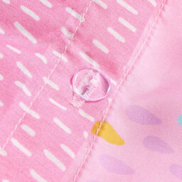 OHS Rainbow Duvet Cover Bedding Set Quilt Pillowcase Reversible, Pink - Single - thumbnail 7