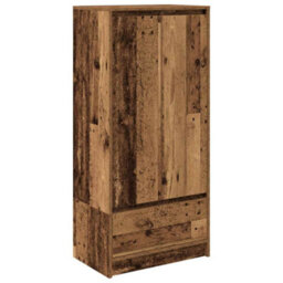 Berkfield Cabinet With Drawer Old Wood 55.5X34X119.5 Cm Engineered Wood - thumbnail 2