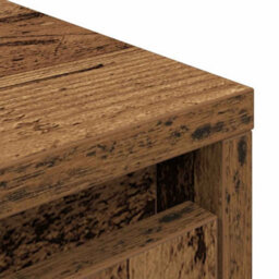 Berkfield Cabinet With Drawer Old Wood 55.5X34X119.5 Cm Engineered Wood - thumbnail 9