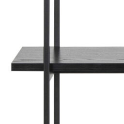 Wyld Haus Cambridge Industrial Black 5-Shelf Bookcase - thumbnail 6