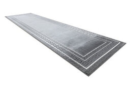 RugsX Carpet, Runner Allure 1960 Greek Key, Frame - Structural, Stylish, Glamour Grey 70X250 Cm - thumbnail 1