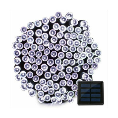 HSD 100 Led White String Lights (12M) - Solar Power Lights For Christmas, Weddings, And Home Decor - image 1