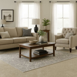 Cosmic Bleach Cleanable Twist Pile Carpet By Remland (Pegasus, 1M X 4M) - thumbnail 2